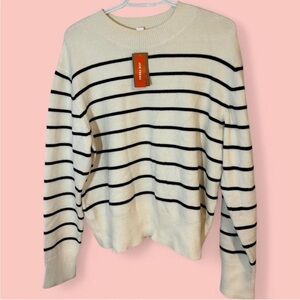Striped Knit Sweater